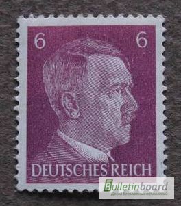 Фото 4. Почтовая марка. Adolf Hitler. Deutsches Reich. 6 pf. 1941г. MNH. SC 777