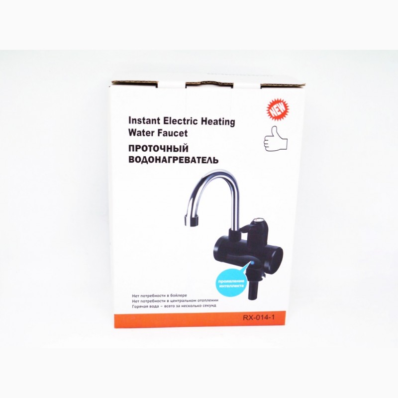 Фото 2. Проточный водонагреватель Instant Heating Faucet Delimano RX-014 Black мини бойлер