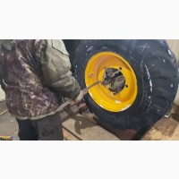 Ремонт с/ш шин ремонт порезов и проколов КГШ (тракторные шины ремонт)