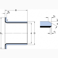 Фланцевые втулки скольжения