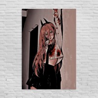 Картина на холсті Аніме - Кровава Power 40x60 см