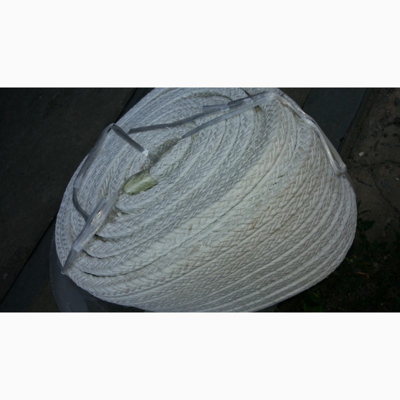 Фото 2. Асбестовый плетеный квадратный уплотнительный шнур для котла