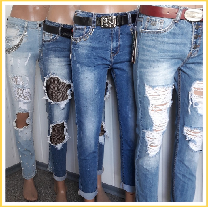 Фото 2. Женские джинсы! Самые модные цвета и узоры