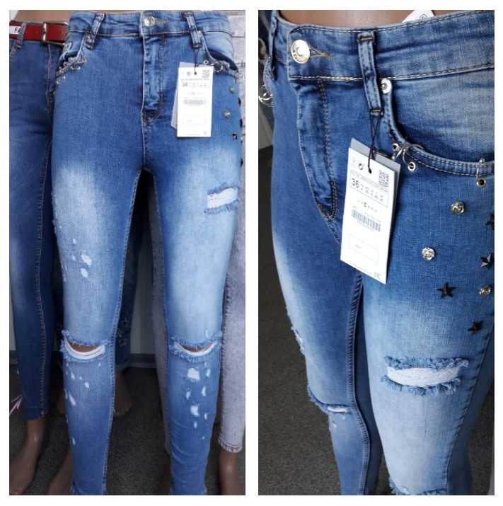 Фото 3. Женские джинсы! Самые модные цвета и узоры