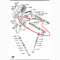 Z50112440A, Розподвал випускний Мазда 323 1.5, 16V, Z5, Mazda Z501441