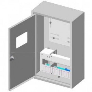 Ящик учета и распределения электроэнергии под трехфазный счетчик ЯУР-3В-12Э эконом