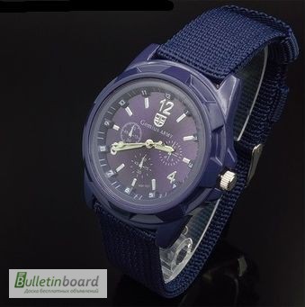 Фото 2. Наручные армейские часы Gemius Army, цвет синий