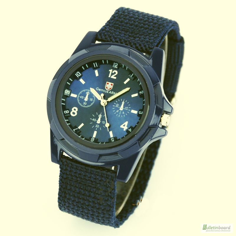 Фото 6. Наручные армейские часы Gemius Army, цвет синий