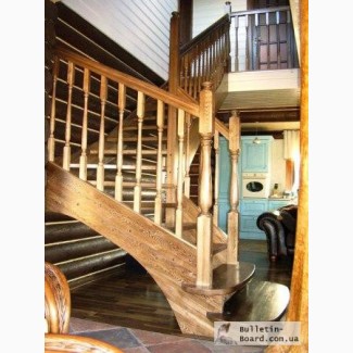 Магазин деревянных лестниц.