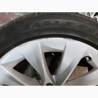 Диск колесный 19X8.0 ET40 - SILVER SLIPSTREAM с повреждением Tesla model S