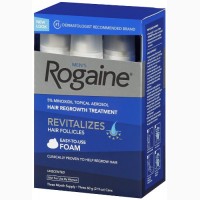 Пена регейн 5% миноксидил (Rogaine foam 5% minoxidil) 3флакона, оригинал из США