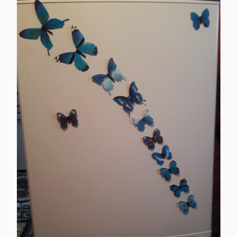 Фото 4. Бабочки 4 декор на обои, зеркала, холодильник