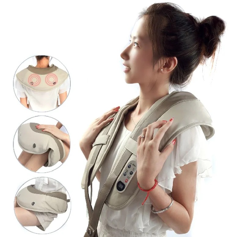 Фото 7. Cervical Massage Shawls Вибрационно-ударный вибромассажер для спины, плеч и шеи