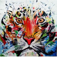 Картина маслом Tiger of Rainbow