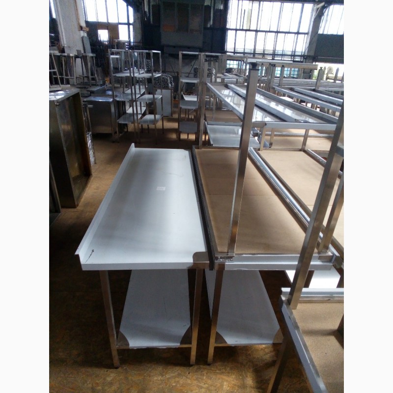 Фото 2. Стол из нержавеющей стали, производственные столы