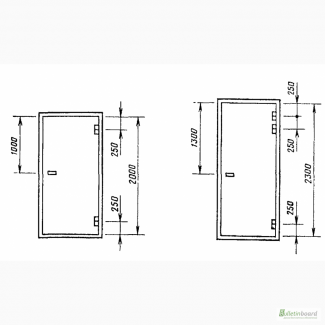 Размеры дверных коробок межкомнатных дверей