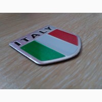 Наклейка Флаг Италии Алюминиевая на авто
