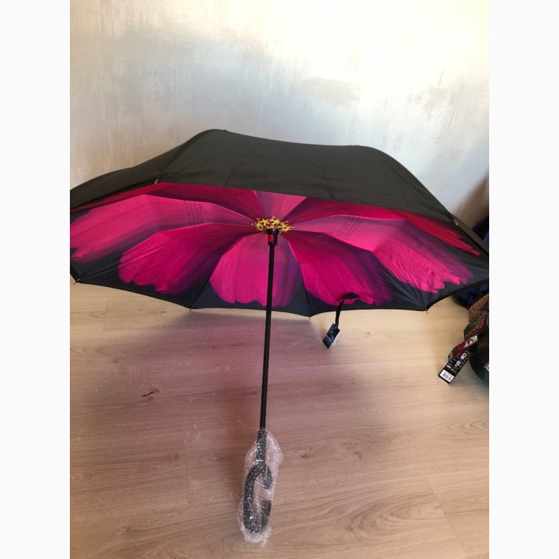 Фото 4. Зонт обратный Reverse Umbrella ветрозащитный зонт обратного раскрытия