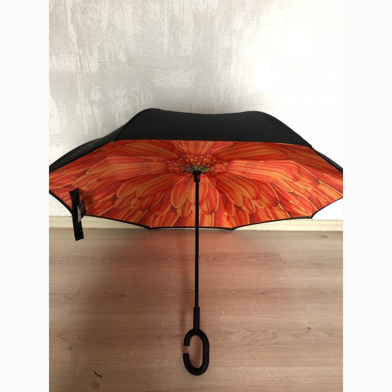 Фото 5. Зонт обратный Reverse Umbrella ветрозащитный зонт обратного раскрытия