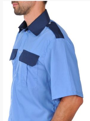 Фото 3. Рубашка для охранников с коротким рукавом