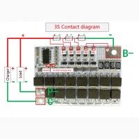 BMS 5S 100А 21V плата защиты Li-Ion аккумулятора c балансиром 4S 3S BMS 5S 60-100А, 21V