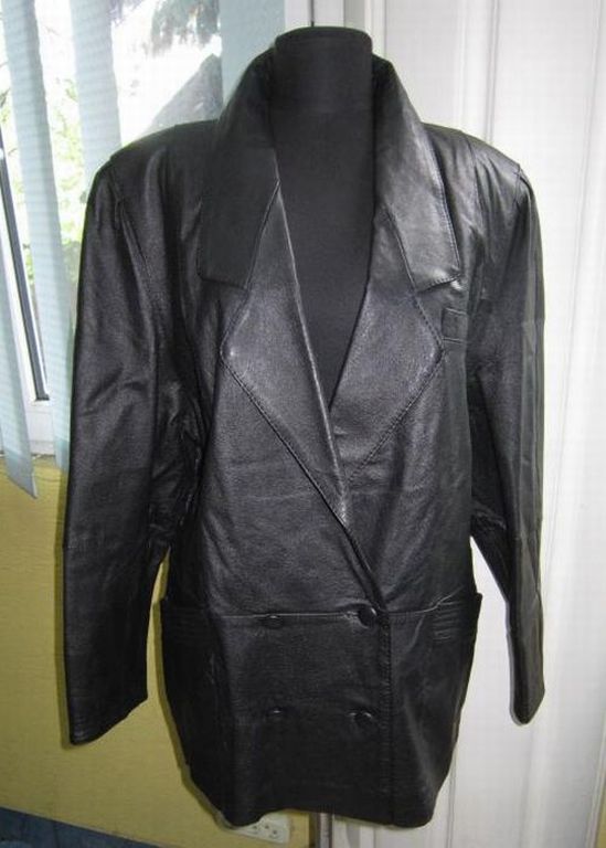 Фото 2. Оригинальная стильная женская кожаная куртка ECHTES LEDER. Лот 181