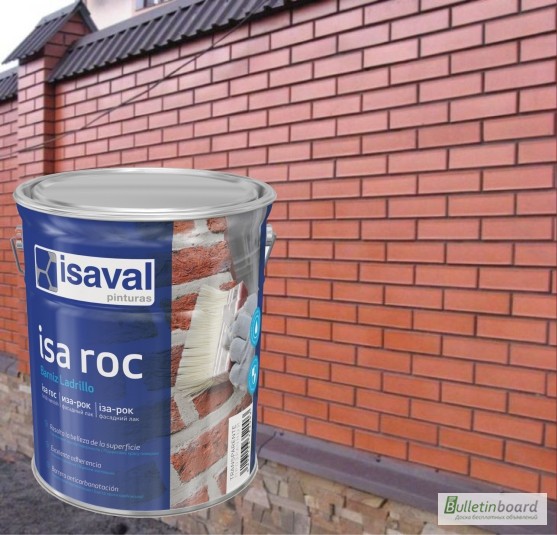 Фасадный гидроизолирующий прозрачный лак ISAVAL Иза-Рок 0.75 л с эффектом Мокрый Камень