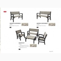 Садовая мебель Wood Look And Feel Bench Set Нидерланды