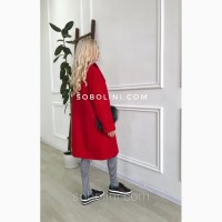 Пальто «Aria» с карманами из чернобурки