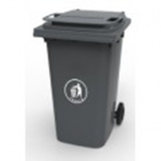 Бак для мусора пластиковый 360л. темно-серый. 360А-2DG