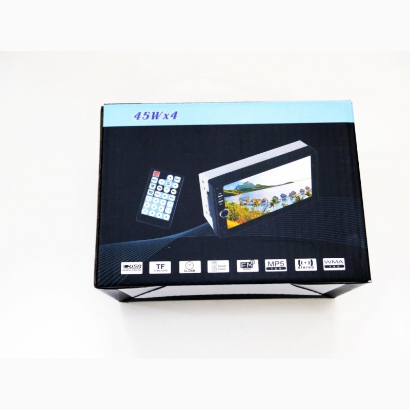 Фото 2. 2din Магнитола Pioneer 7018 USB+SD+Bluetooth+ПУЛЬТ НА РУЛЬ (короткая база)