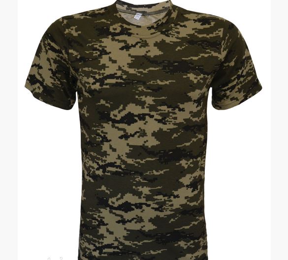 Фото 3. Армейские камуфляжные футболки