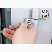 Регулировка и ремонт алюминиевых дверей в Киеве, замена элементов двери