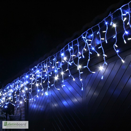 Фото 4. Гирлянда бахрома, новогодние гирлянды, световое оформление фасада