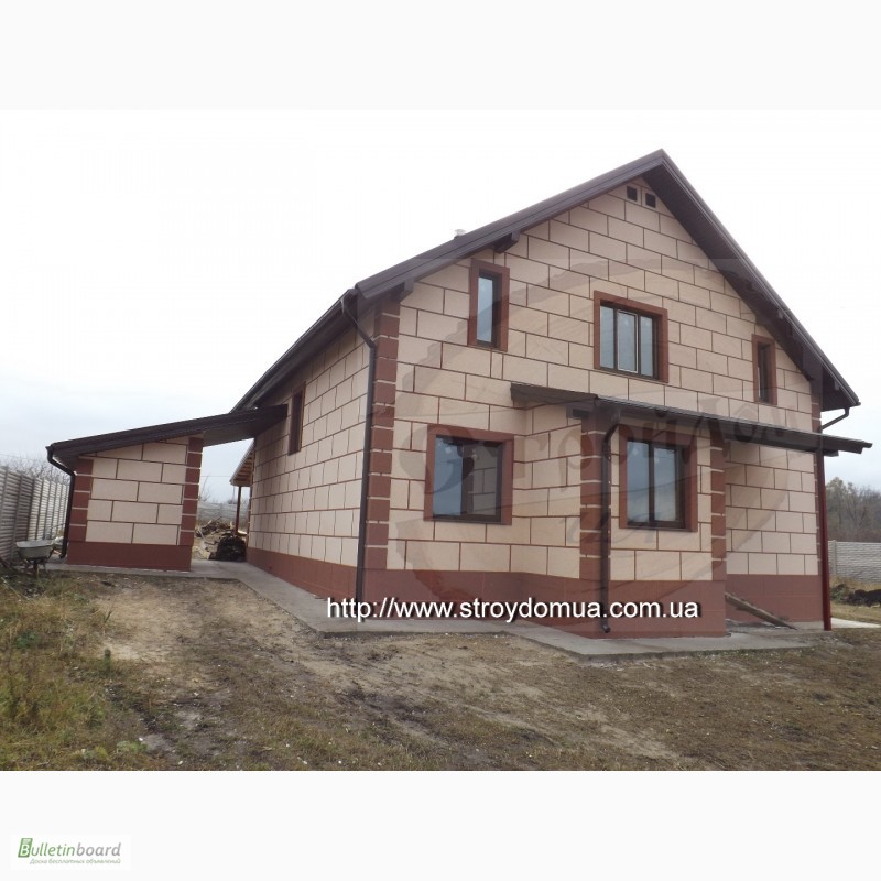 Фото 3. Строительство домов по канадской каркасной технологии в Харькове из сип панелей