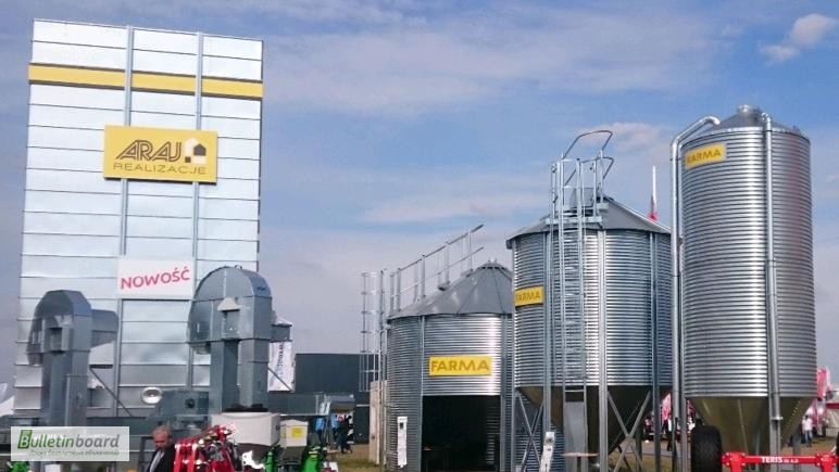 Фото 2. Стационарные энергосберегающие зерносушилки АРАЙ (Польша)
