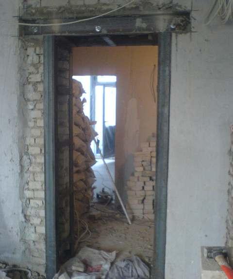 Фото 6. Усиление дверных, оконных проемов, несущих стен, плит перекрытий в Харькове