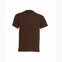 Трикотажная рубашка, футболка коричневая короткий рукав