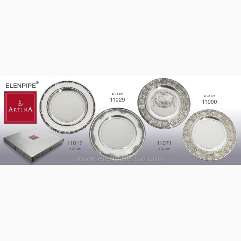 Фото 5. Настенные тарелки Artina олово 95% от производителя опт дистрибуция