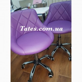 Парикмахерское кресло фиолетовое