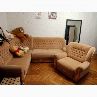 Кутовий диван та розкладне крісло- гарнітурriE