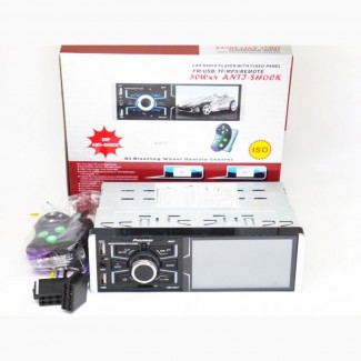 Автомагнитола Pioneer 4061T ISO - Сенсорный экран 4, 1#039;#039;+ RGB подсветка + DIVX + MP3 + USB