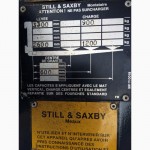 Штабелер электрический 1250 KG STILL 2012р-акам/бат 3, 3м