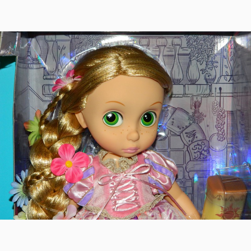 Фото 5. Кукла Рапунцель в детстве со светящимися волосами