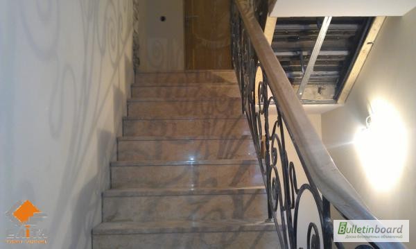Фото 2. Мраморные ступени, облицовка лестниц мрамором - 1 500 грн
