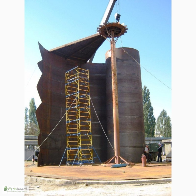Фото 10. Ремонт резервуаров вертикальных стальных РВС 100 - 10000 куб.м