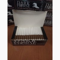 Сигаретные гильзы Dark Horse Black Brown (черно-коричневый фильтр)