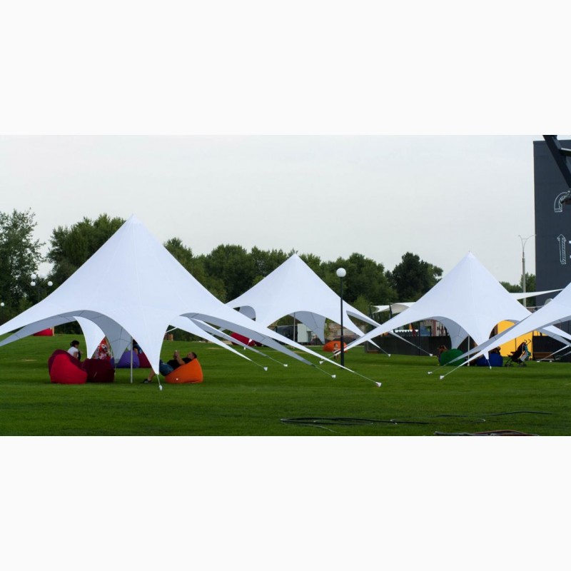 Фото 2. Палатка Звезда, купить шатер звезда 10х5 - Палатка открытого типа, для отдыха