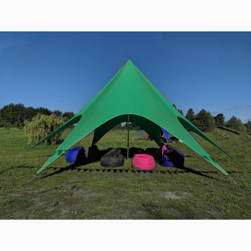 Фото 4. Палатка Звезда, купить шатер звезда 10х5 - Палатка открытого типа, для отдыха