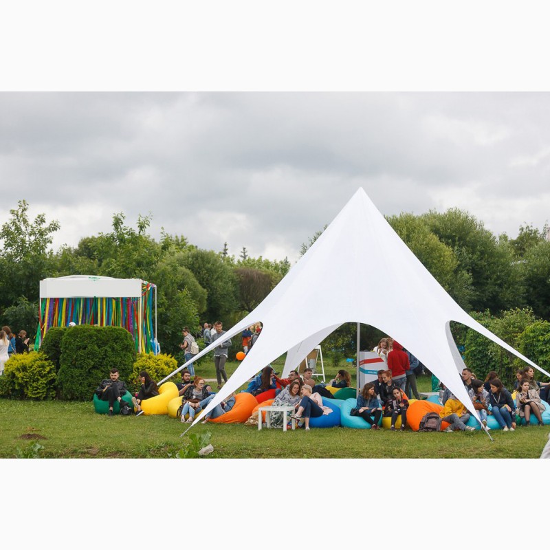 Фото 5. Палатка Звезда, купить шатер звезда 10х5 - Палатка открытого типа, для отдыха